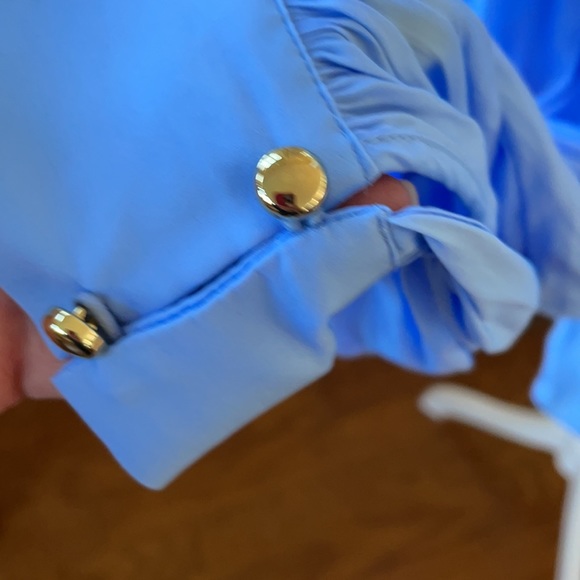 NWOT Gorgeous Lilly Pulitzer Maisel Top Blue Peri Color Large - Picture 3 of 9